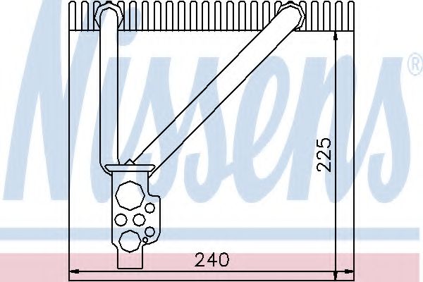 92164 evaporator,aer conditionat NISSENS 