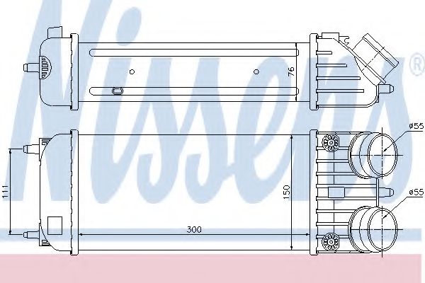 Intercooler, compresor