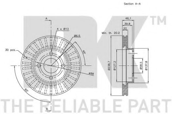 Disc frana 2