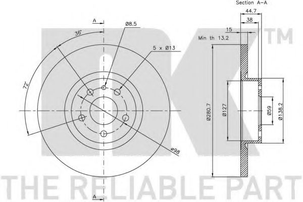Disc frana 2
