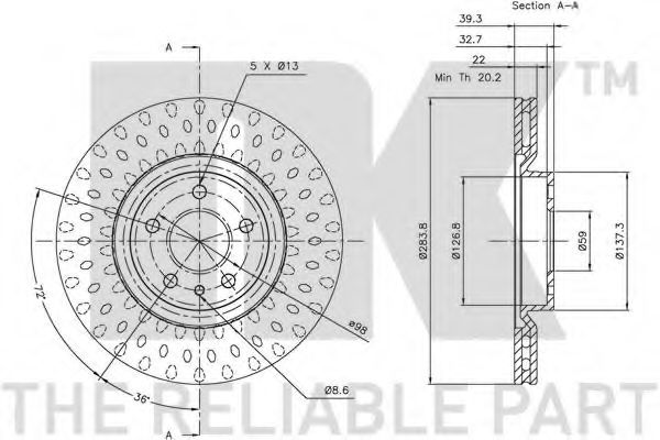 Disc frana 3