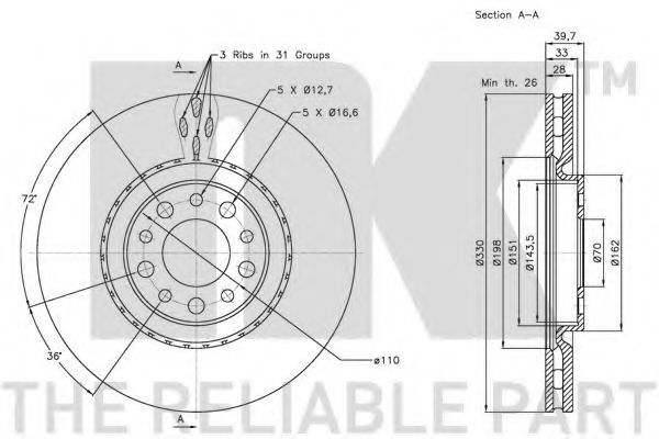 Disc frana 2