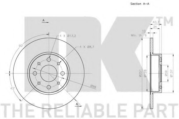 Disc frana 3