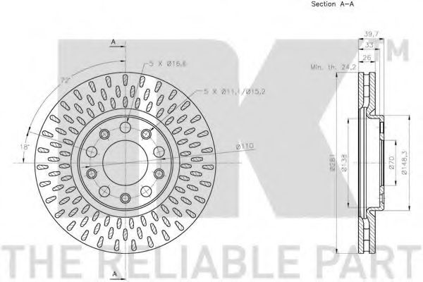 Disc frana 3