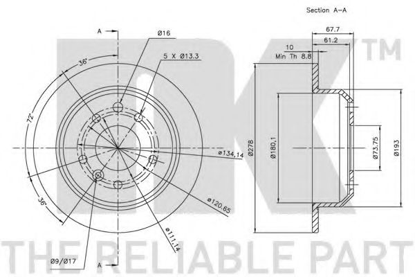 Disc frana 2