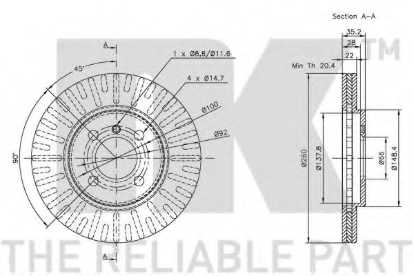 Disc frana 2
