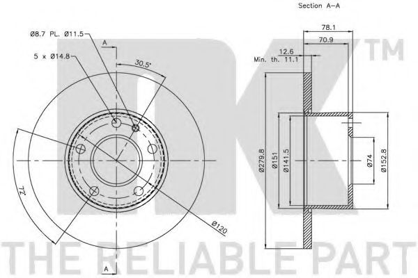 Disc frana 2