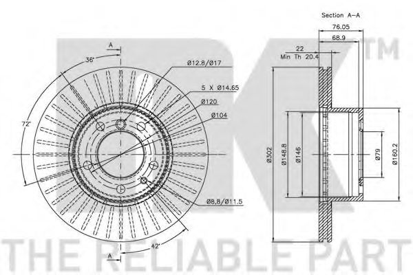 Disc frana 3