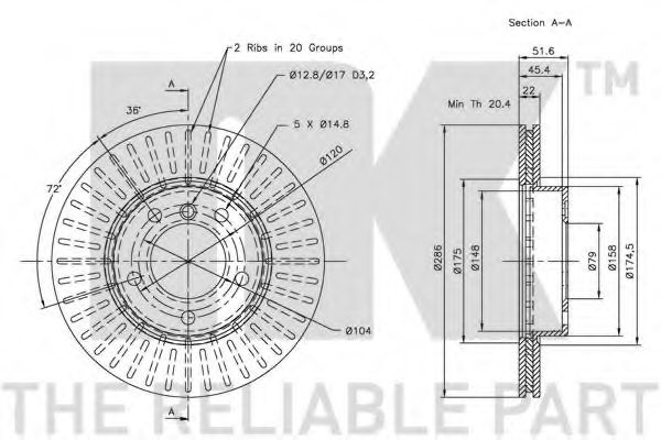 Disc frana 3
