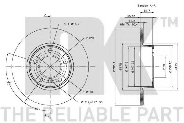 Disc frana 3