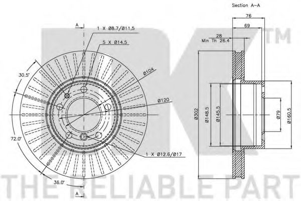 Disc frana 3