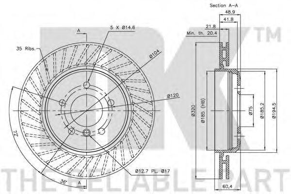 Disc frana 3