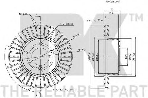 Disc frana 3