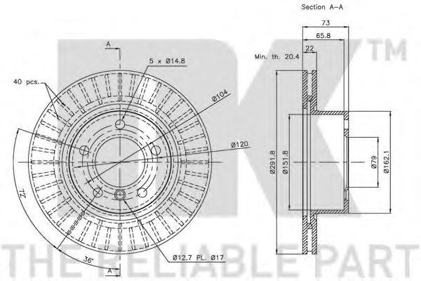 Disc frana 3