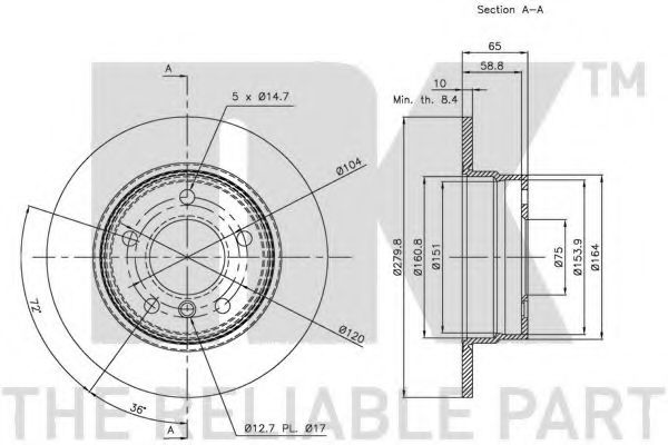 Disc frana 3