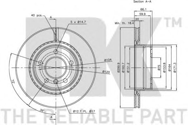 Disc frana 3