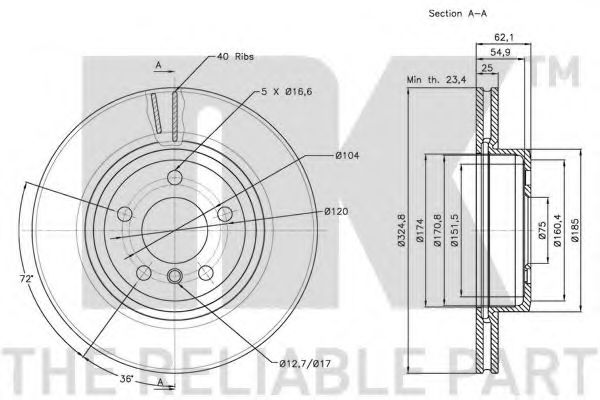 Disc frana 3
