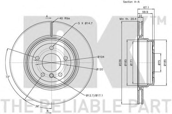 Disc frana 2