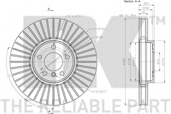 Disc frana 3