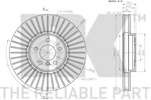 Disc frana 3