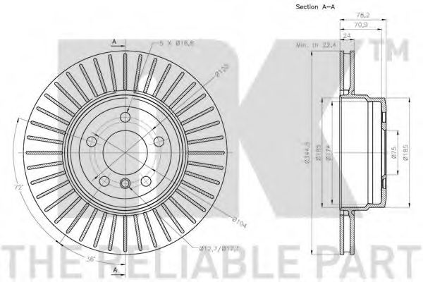 Disc frana 3