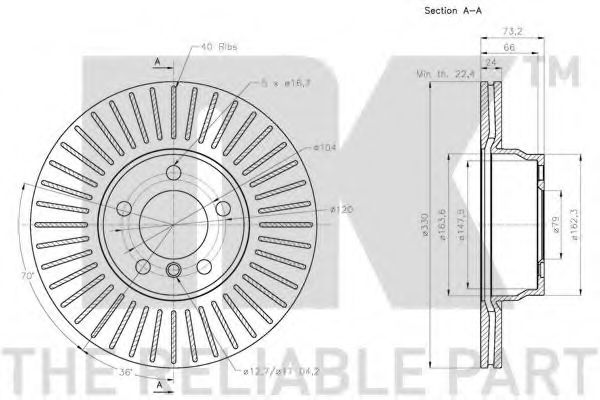 Disc frana 3