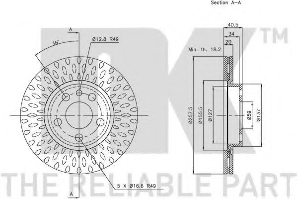 Disc frana 3