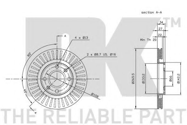 Disc frana 3