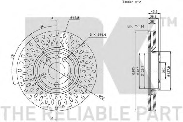 Disc frana 3