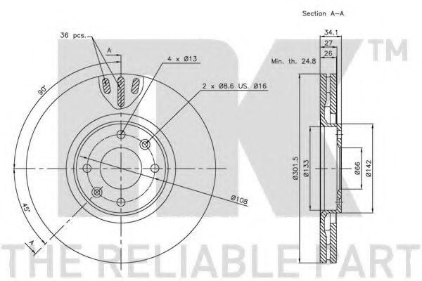 Disc frana 3