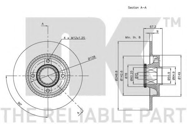 Disc frana 3