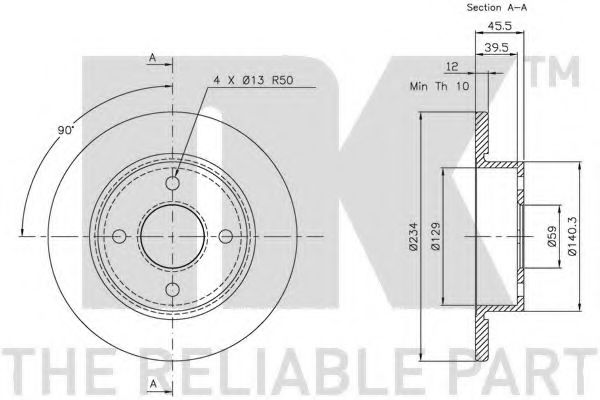 Disc frana 3