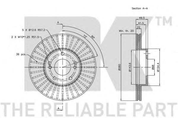 Disc frana 3