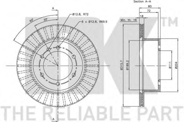 Disc frana 3