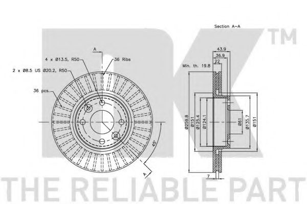 Disc frana 3