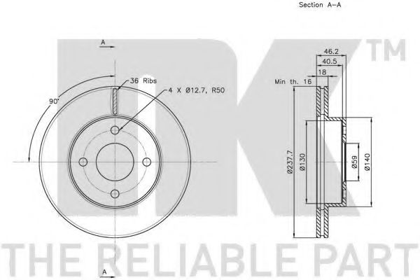Disc frana 3