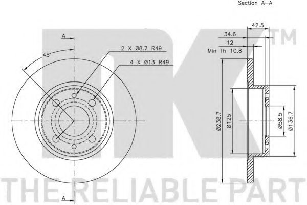 Disc frana 2