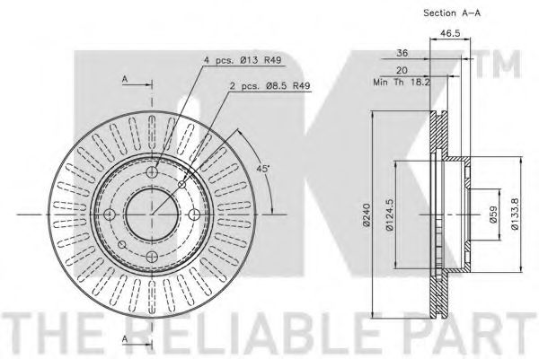 Disc frana 2