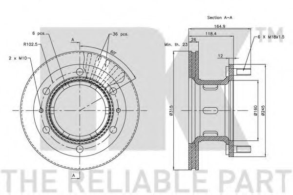 Disc frana 2