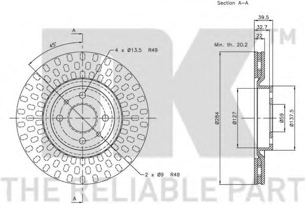 Disc frana 3