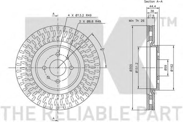 Disc frana 2