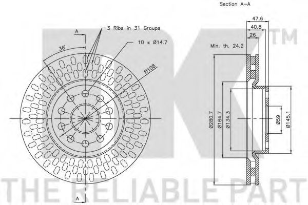 Disc frana 2