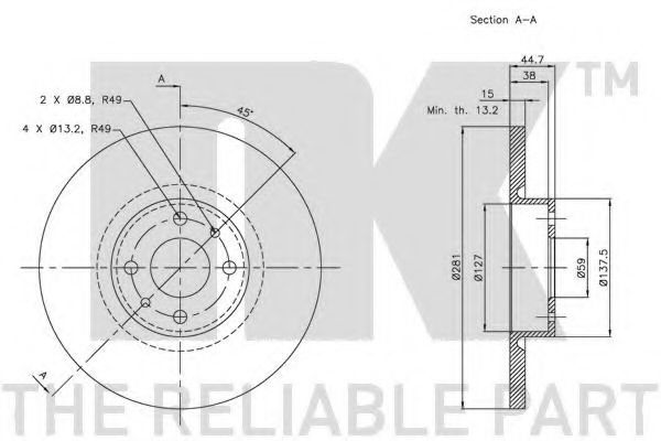 Disc frana 2