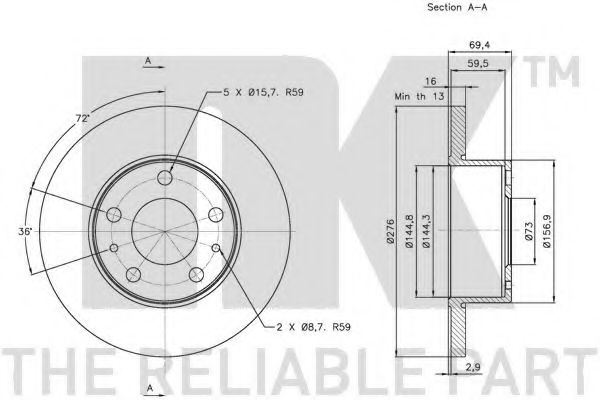 Disc frana 2