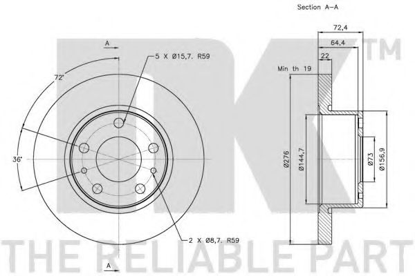 Disc frana 3