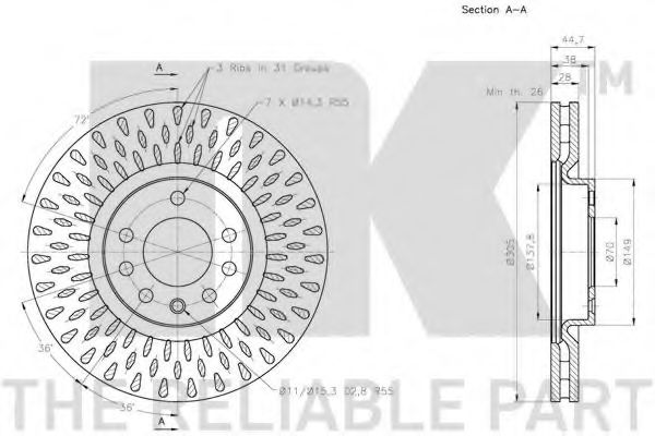 Disc frana 2