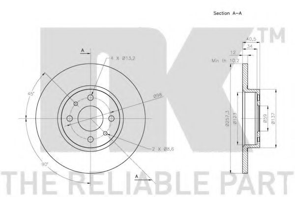 Disc frana 3