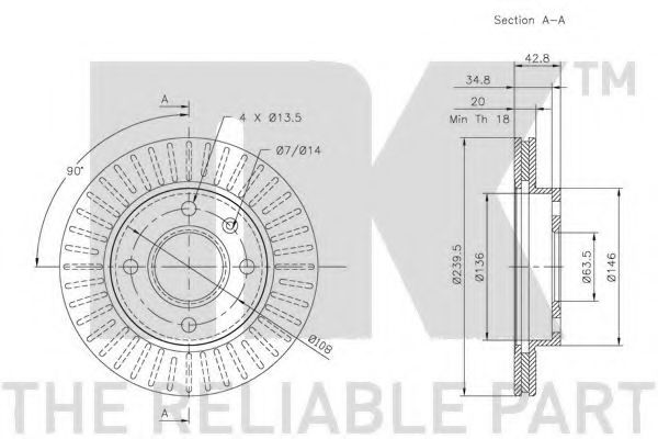 Disc frana 3