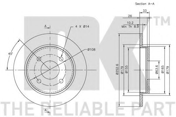 Disc frana 3