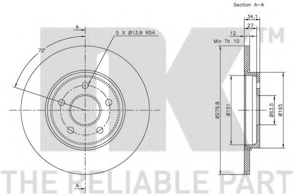 Disc frana 3